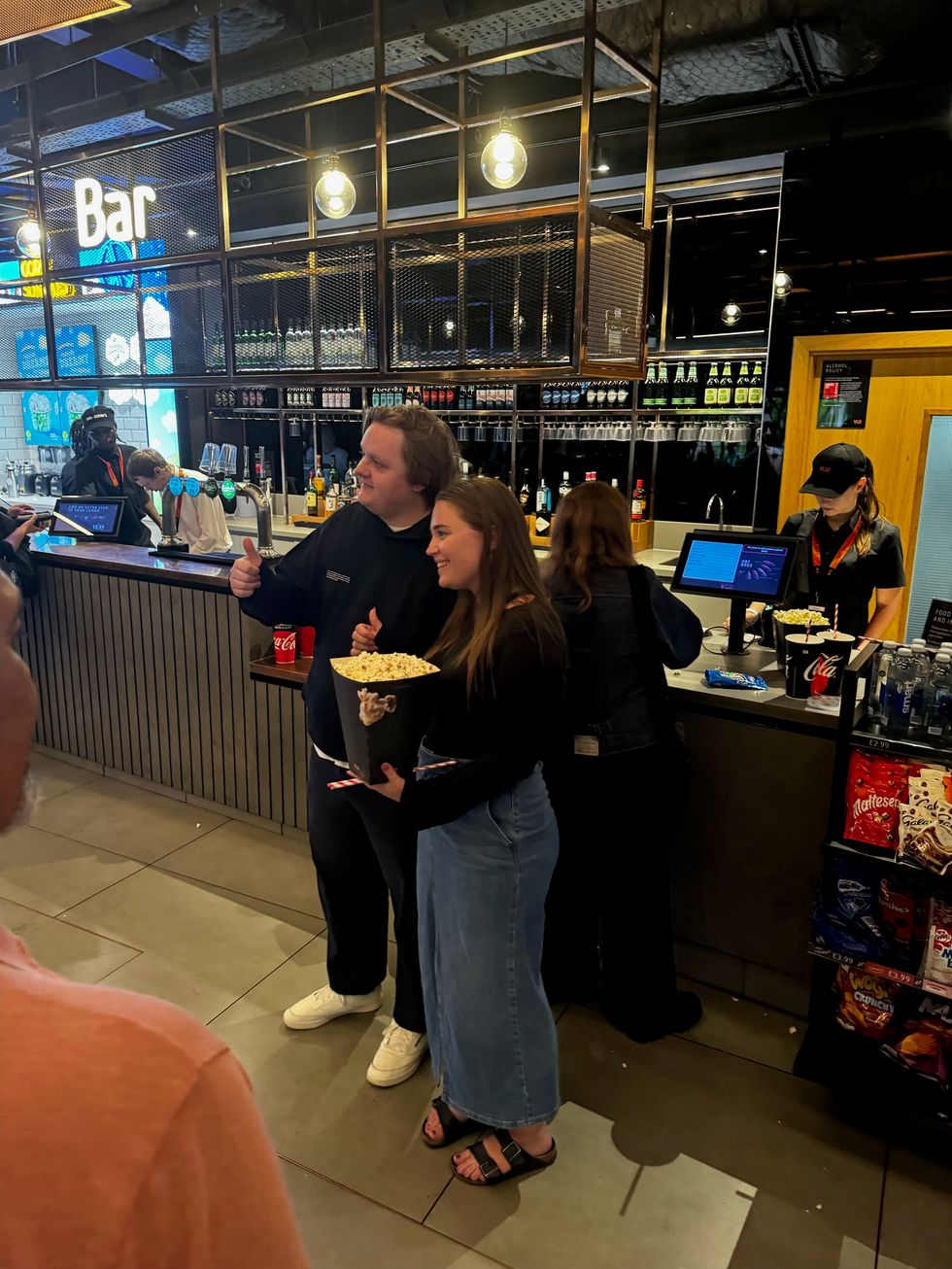 Lewis Capaldi buys snacks for fans during cinema trip to watch It Ends With Us