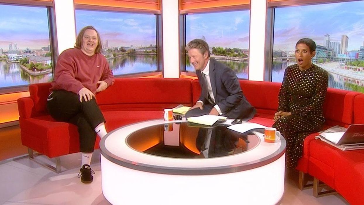 BBC viewers left in hysterics after Lewis Capaldi's X-rated joke live on air