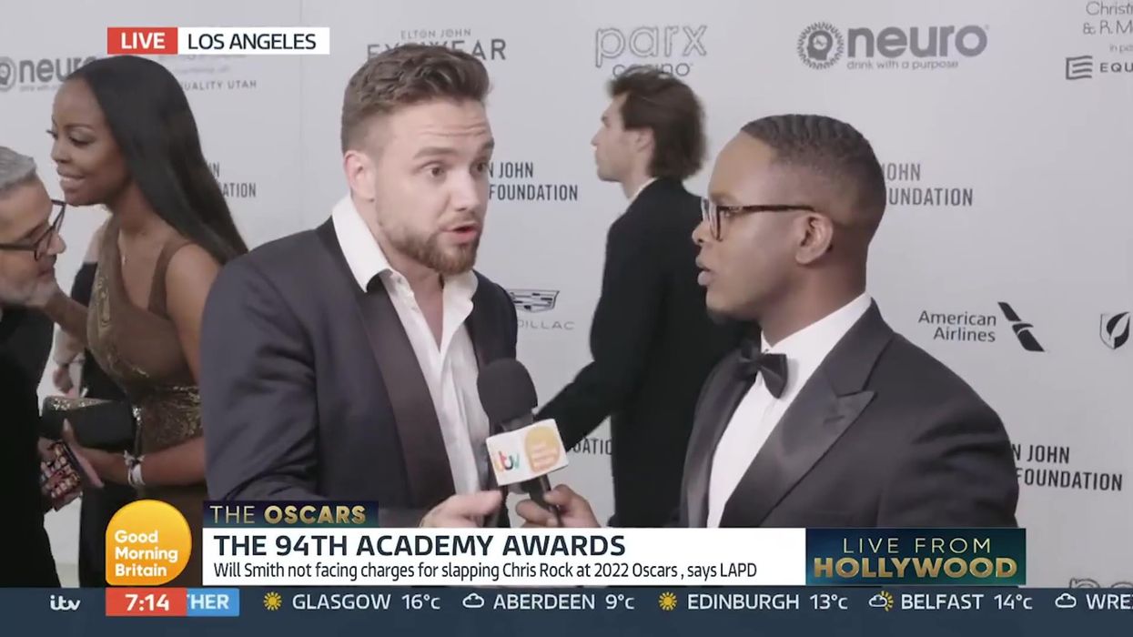 Liam Payne's awkward Oscar's interview has been turned into a Celtic folk song