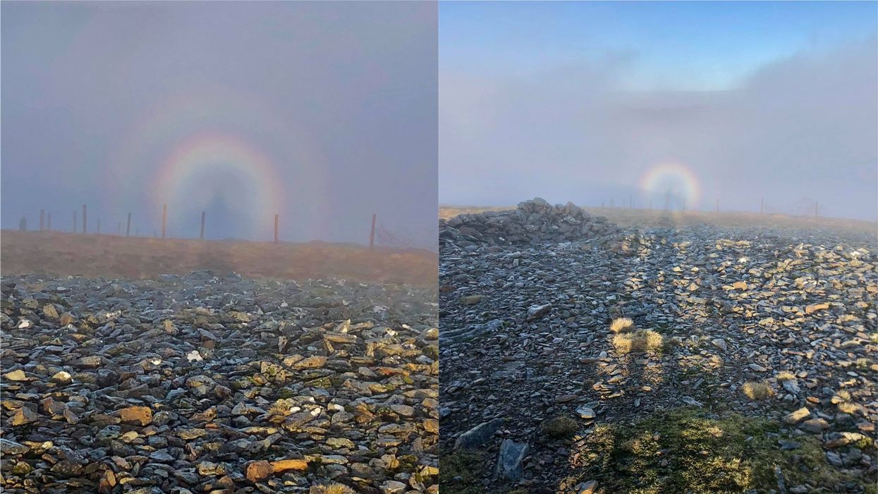 Liam Roberts spotted the phenomenon on Moel Eilio in North Wales