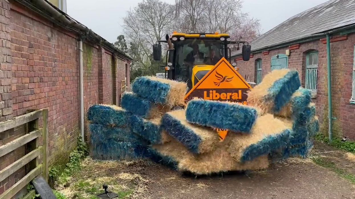 Liberal Democrats launch local election campaign with bizarre JCB video