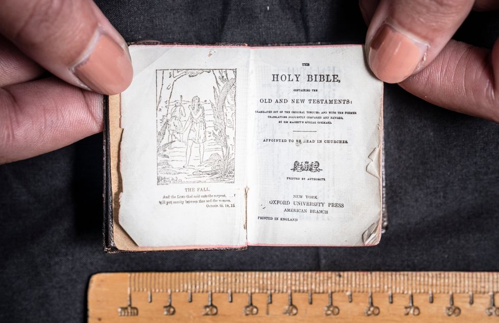 Tiny Bible rediscovered during lockdown ‘belongs to everyone’