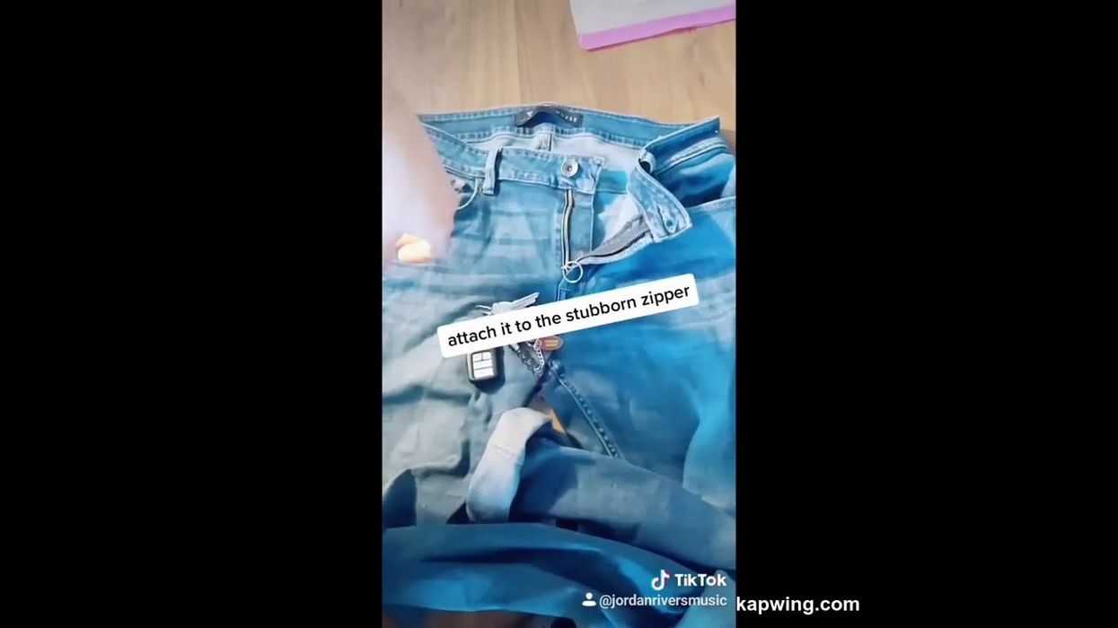 People are only just learning what metal studs on jeans are for