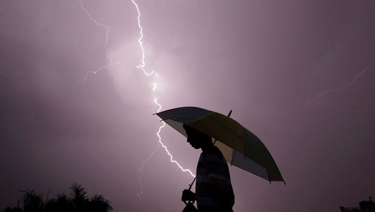<p>Lightning strikes kill around 2,000 people in India every year</p>