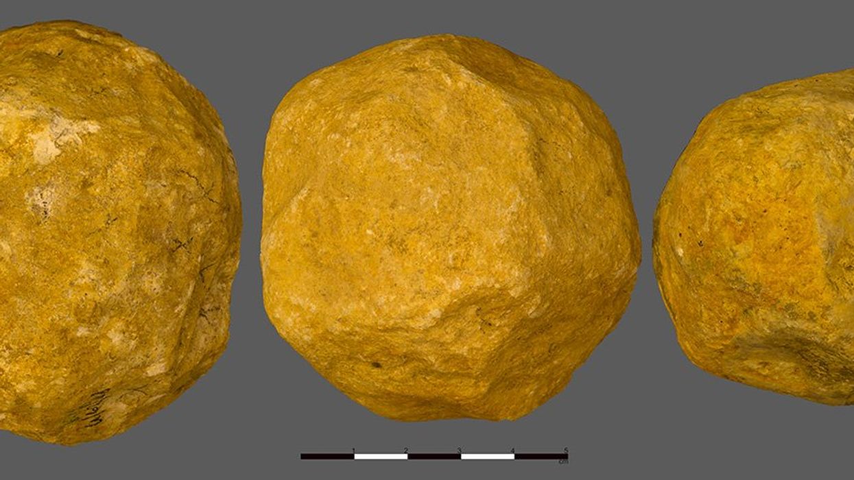 New study shows that early humans deliberately made stones in spheres