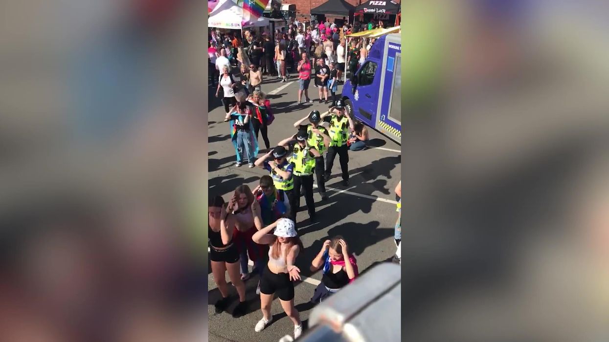 Police danced the Macarena at Lincoln Pride and right-wingers couldn't get over it