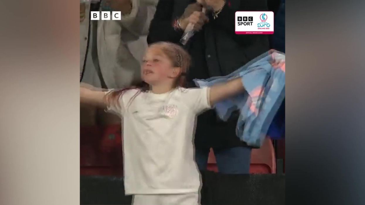 This little girl's celebration after England beat Sweden is what it's all about