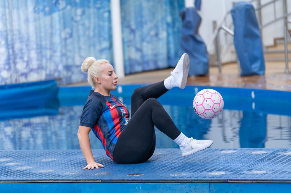 Freestyle footballer achieves seventh Guinness World Record aboard cruise ship