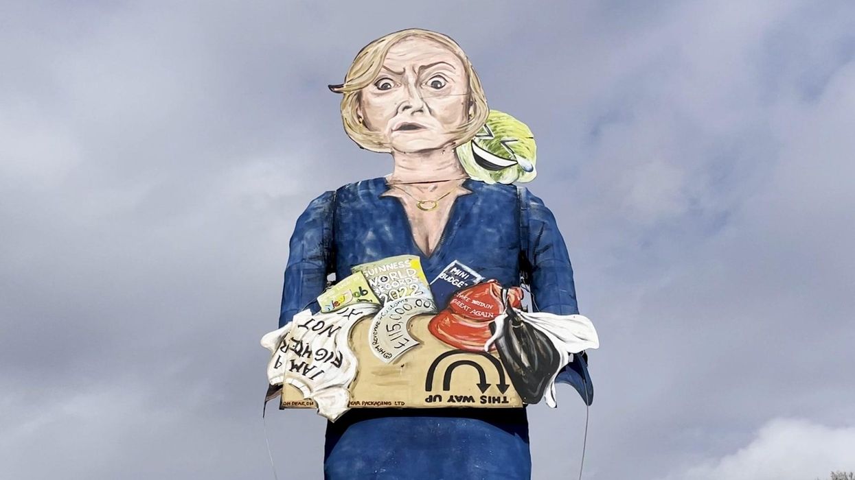 Terrifying effigy of former PM Liz Truss to go up in flames on bonfire night