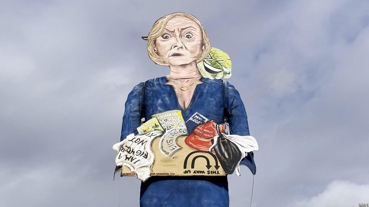 Terrifying effigy of former PM Liz Truss to go up in flames on bonfire night