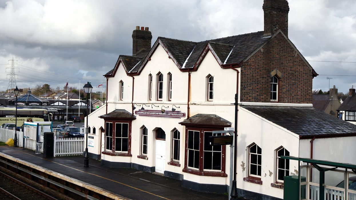 Llanfair PG station in Anglesey (David Jones/PA)