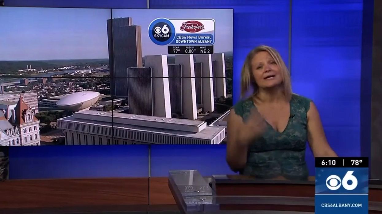 News reporter suspended for 'slurring' her way through 'messy' live show
