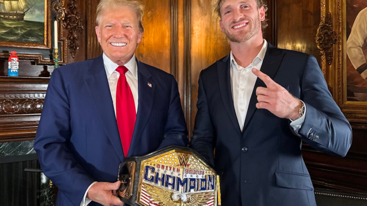 Logan Paul managed to get Trump to do something that people think they haven't seen before