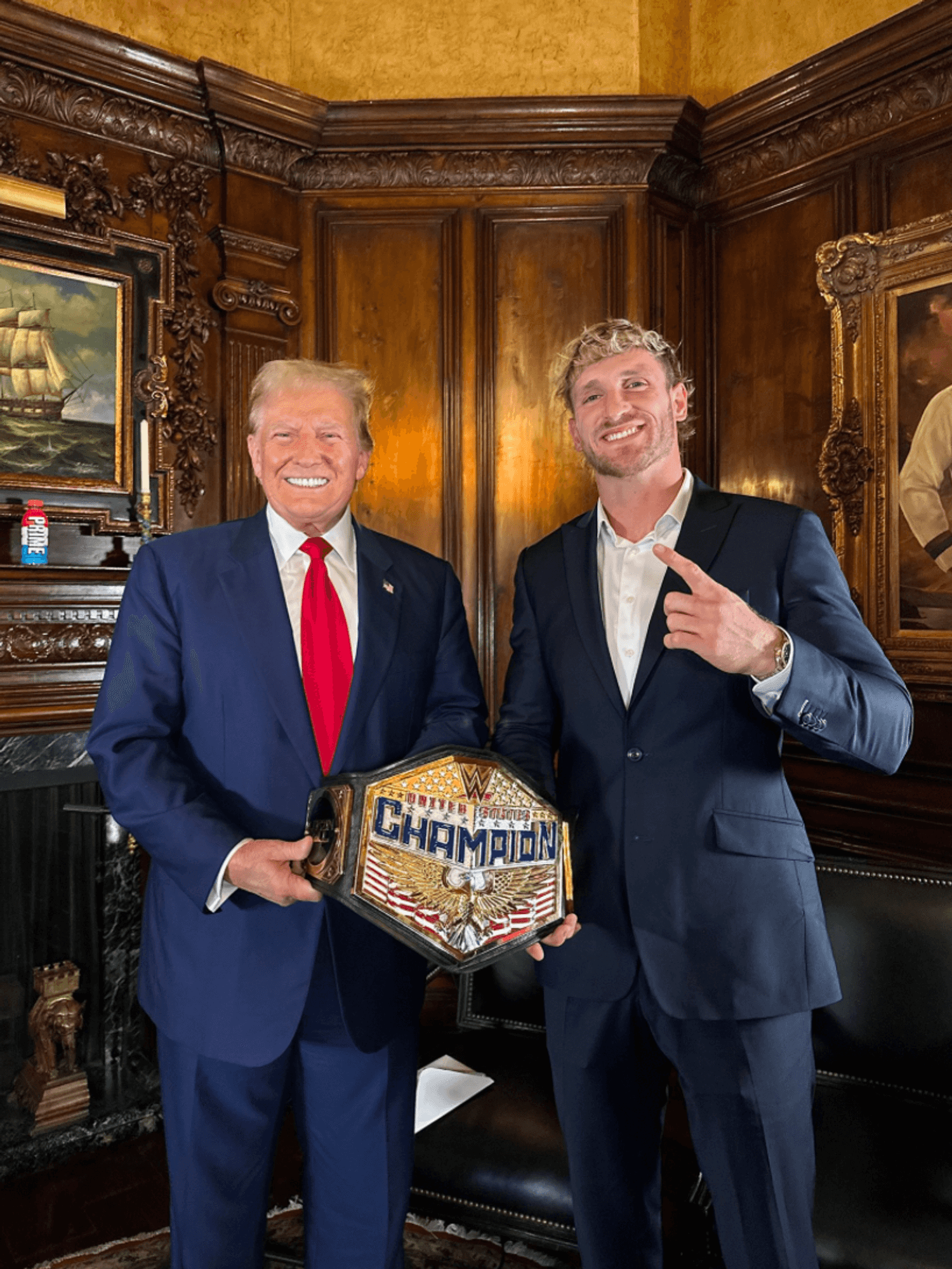 Logan Paul managed to get Trump to do something that people think they haven't seen before