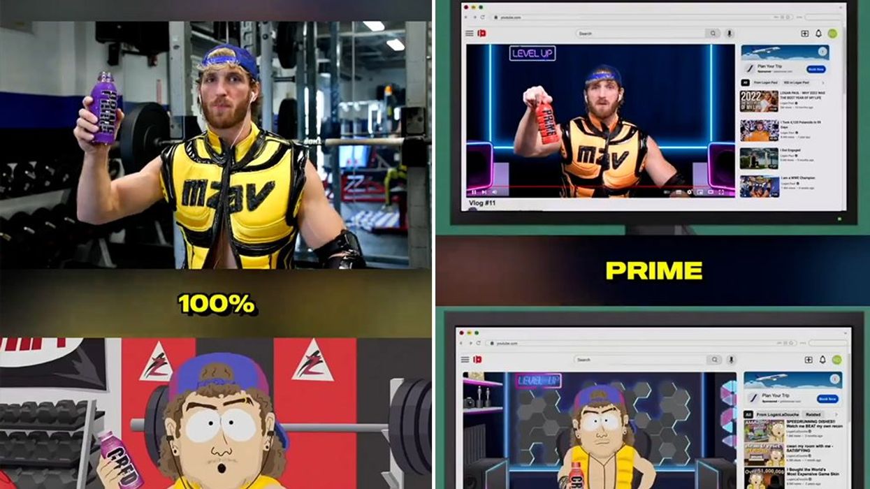 Logan Paul recreates South Park's Prime spoof after being parodied in new special