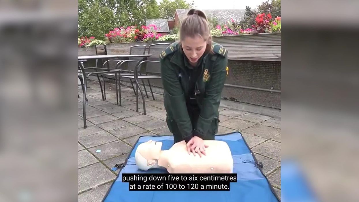This short first aid tutorial from London Ambulance Service could help you save a life