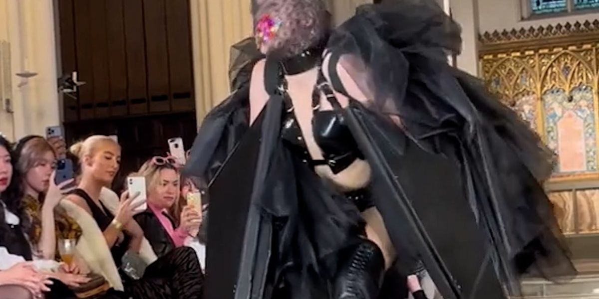 This London Fashion Week runway was so terrifying a 'child had to leave halfway through'