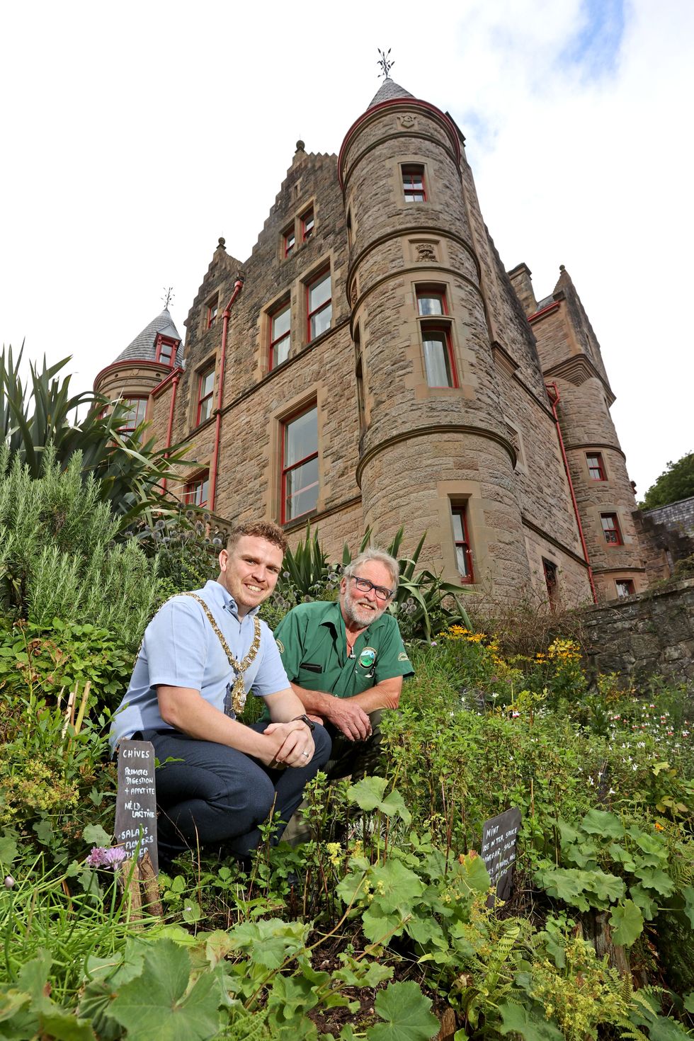 Lost and found: Volunteers restore castle’s millennium maze