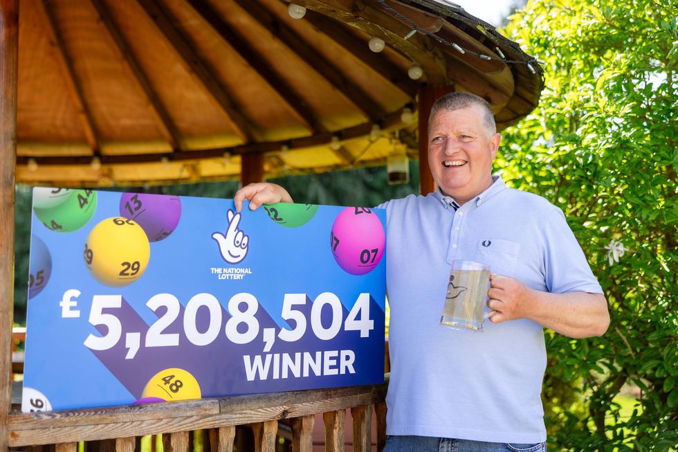 (Lorry driver Gary MacDonald, 60, of Barking, east London, has won \u00a35.2 million on the lottery. (National Lottery/ PA)