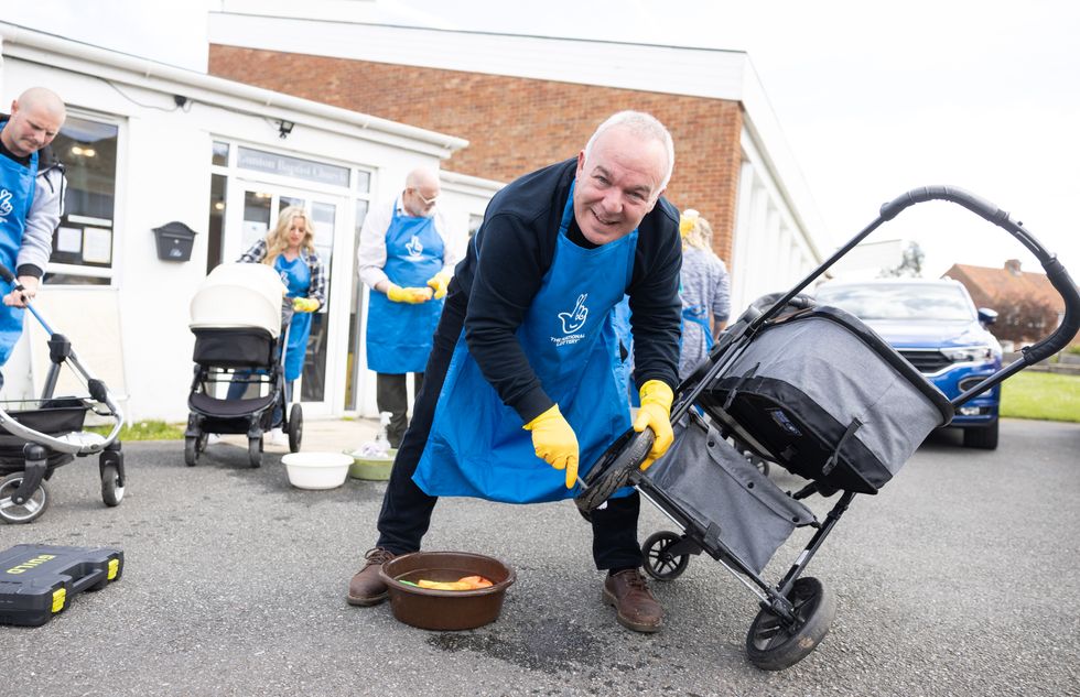 Team of lottery winners lend a hand at Baby Basics charity