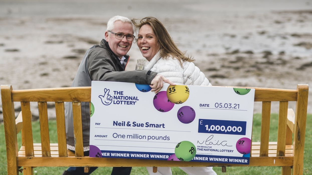Lottery winners Neil and Sue Smart