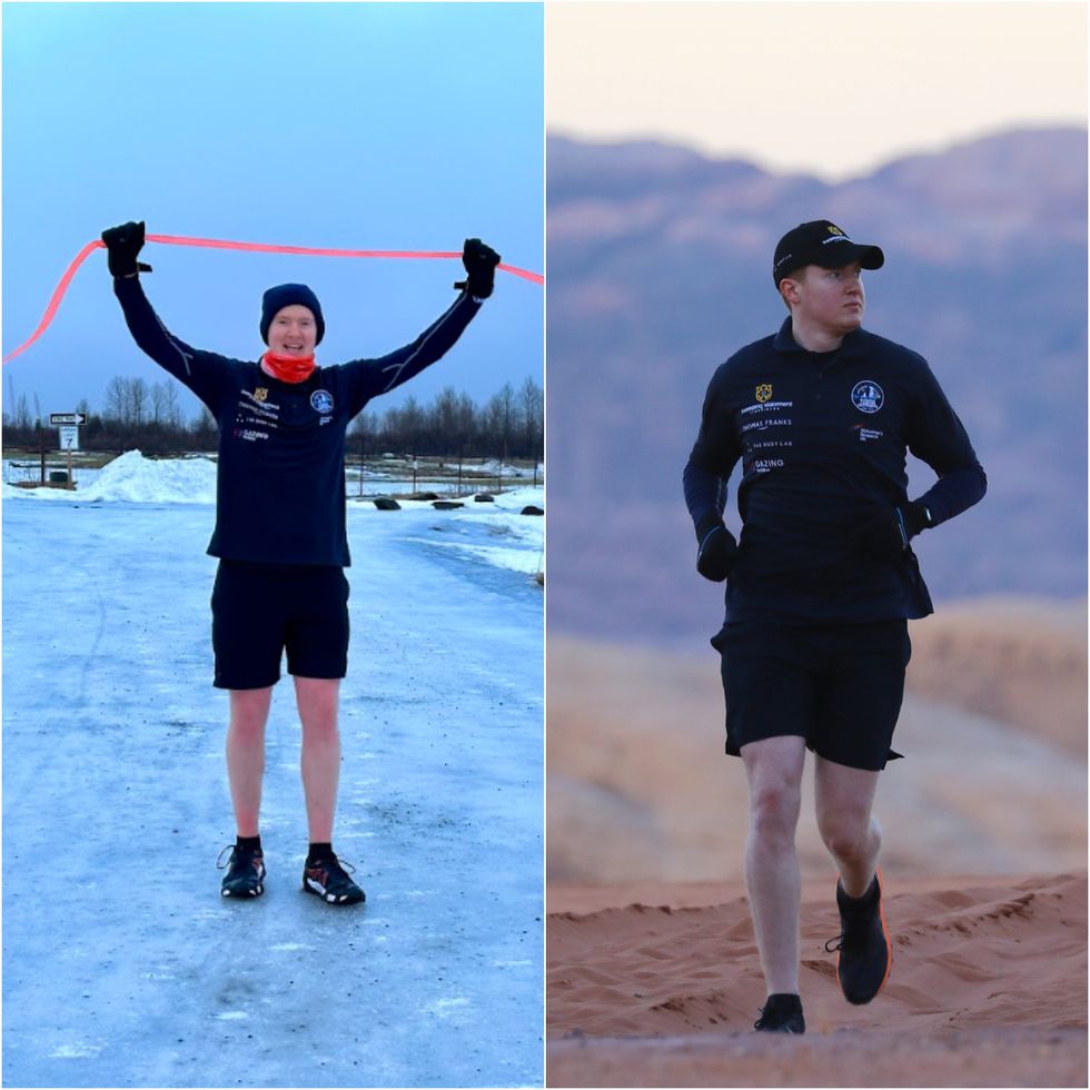 Explorer takes on marathon challenge after dementia cure promise to grandfather