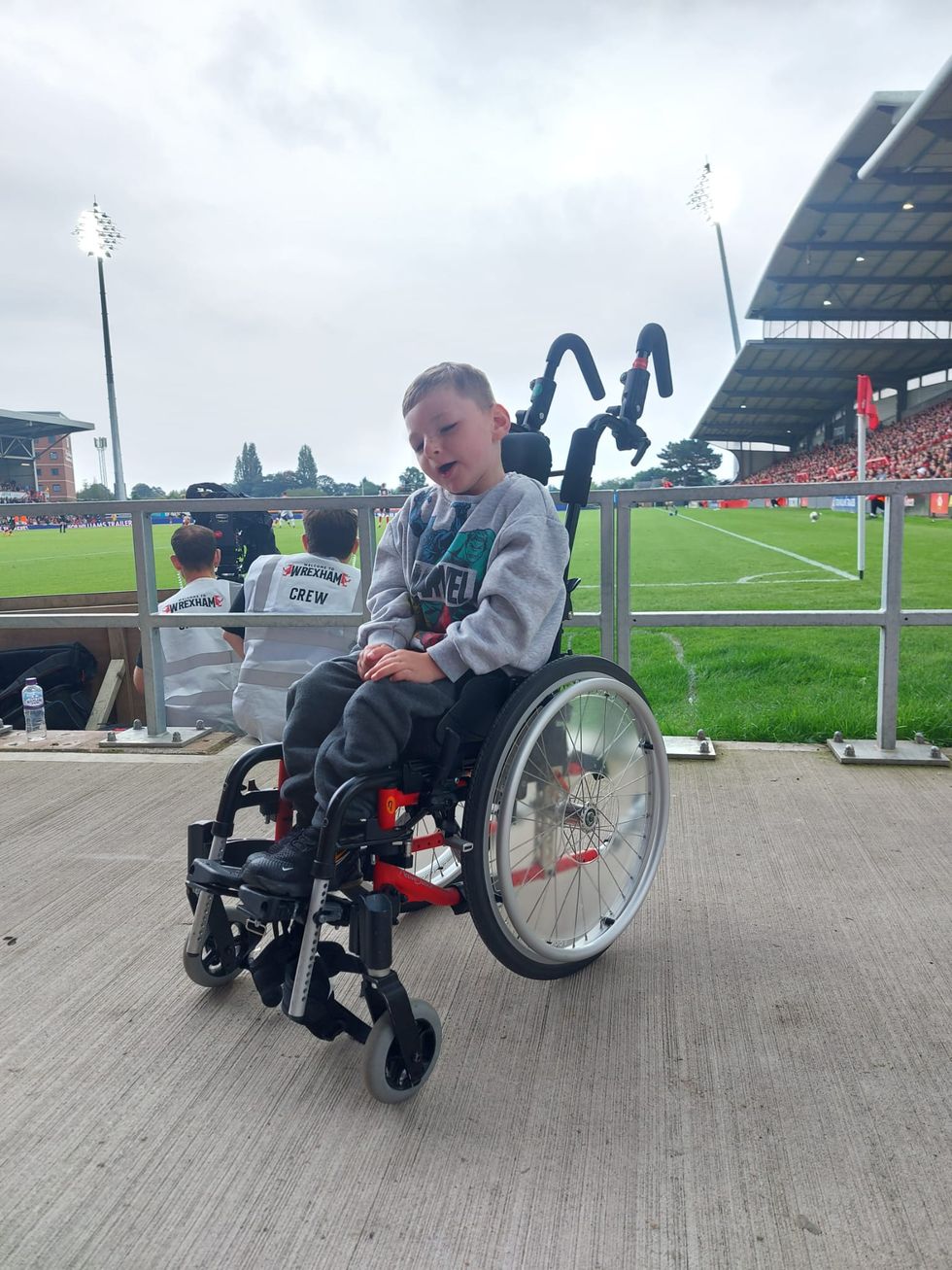 Disabled boy’s parents ‘blown away’ by help from celebrity Wrexham AFC owners