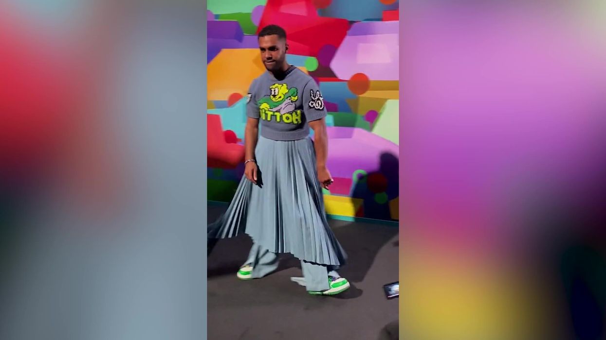 Lucien Laviscount has given Emily in Paris fans 'the ick' in Fashion Week appearance