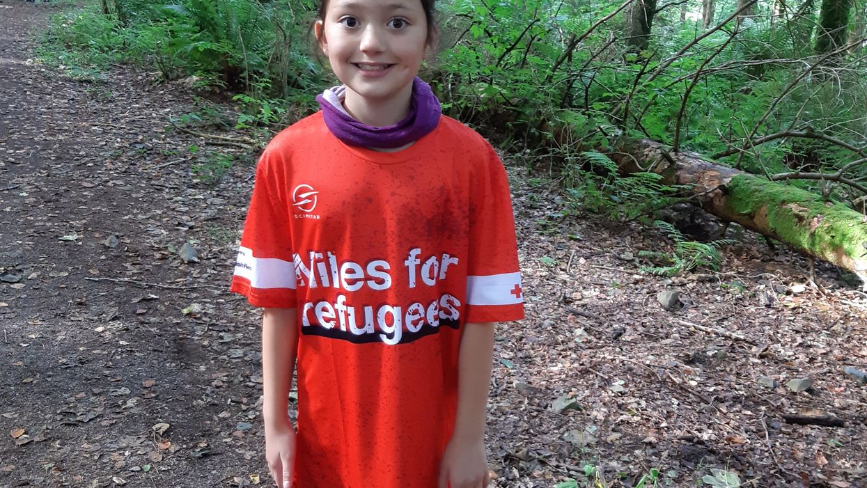 Lucy Johnstone said she was inspired to help refugees by a book (British Red Cross /PA)