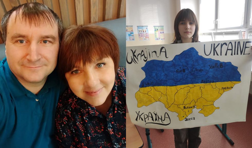 Teacher who fled Kharkiv sets up Ukrainian-speaking school for child refugees