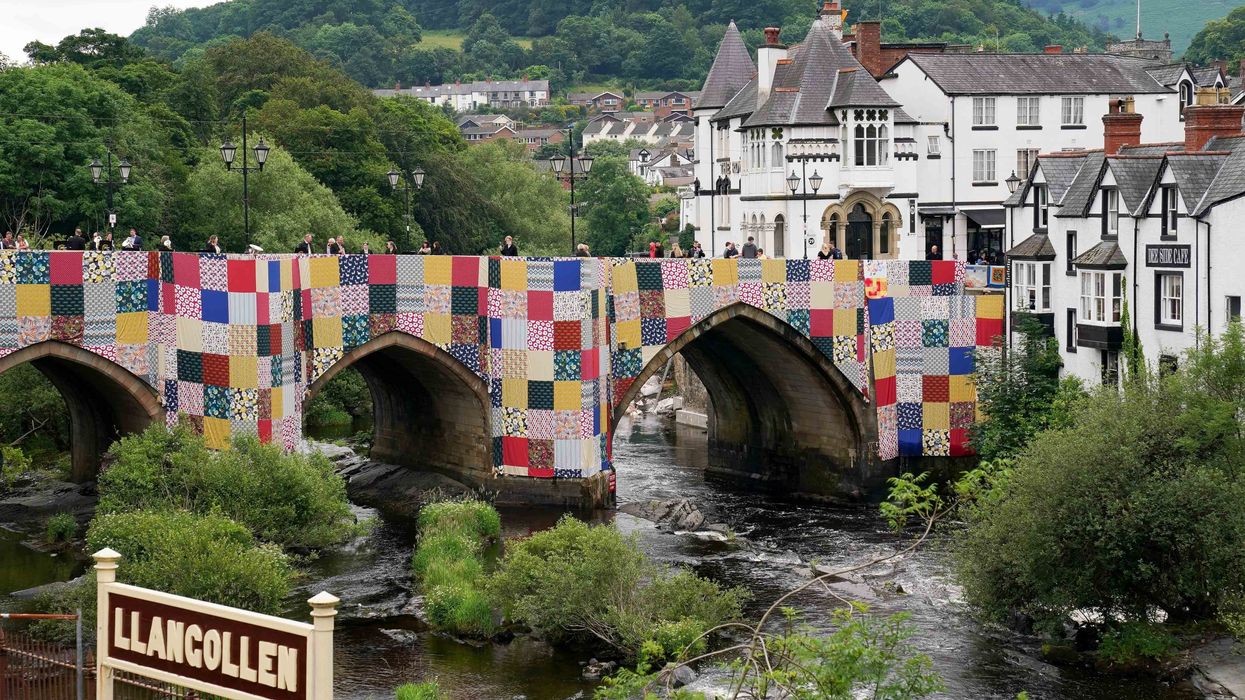 Luke Jerram’s patchwork bridge