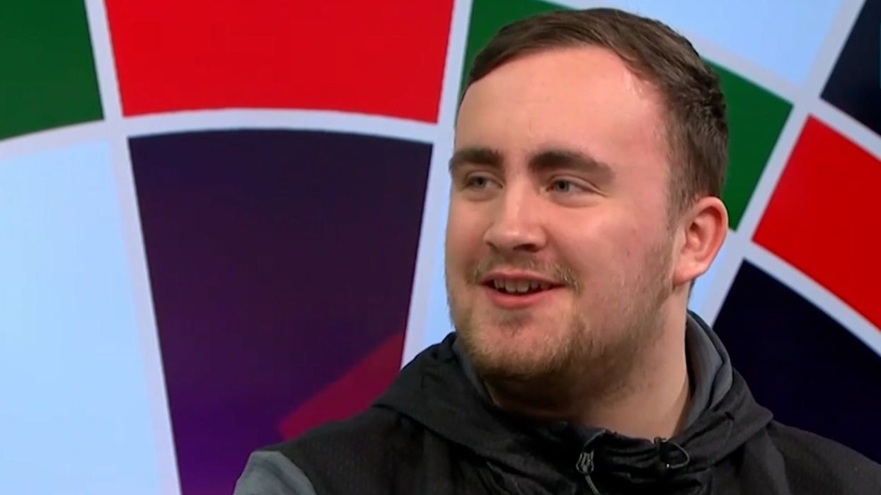 Luke Littler celebrated the darts final in the most Luke Littler way