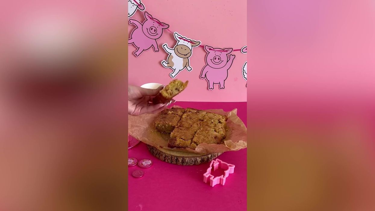 M&S have launched Percy Pig bake-in-a-bottle blondies and they look insane