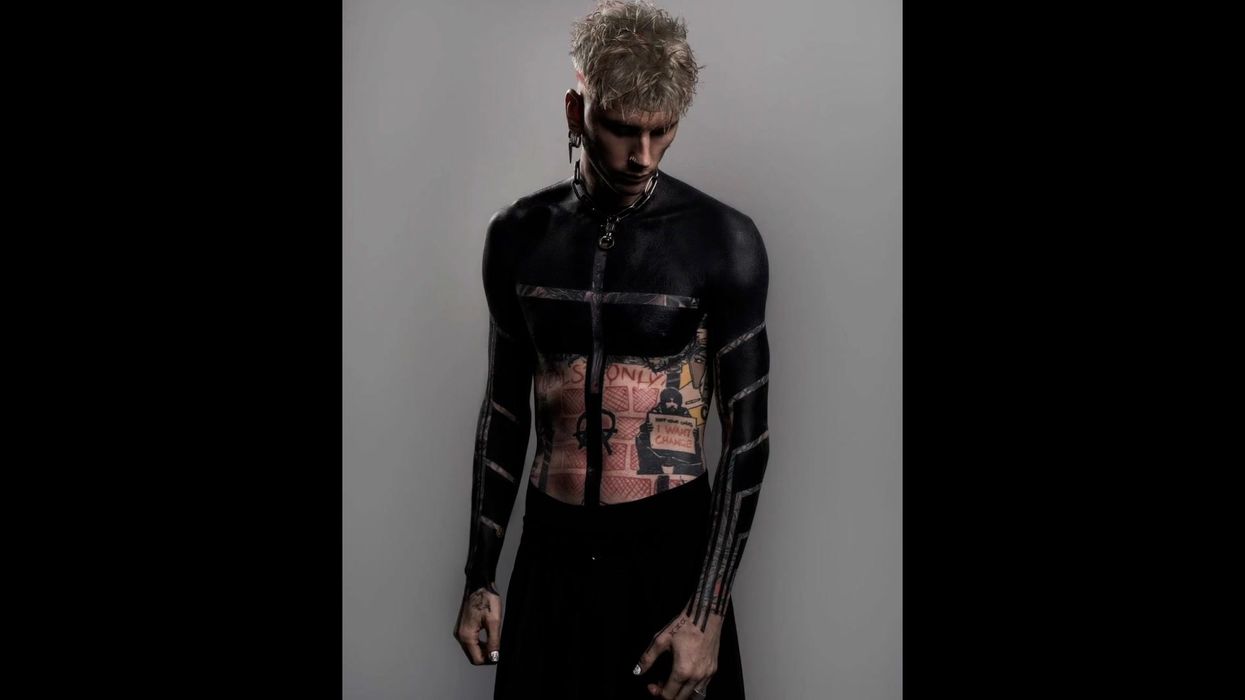 The 'spiritual' meaning behind Machine Gun Kelly's new blackout tattoo