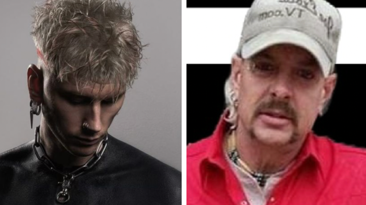Joe Exotic is flirting hard with Machine Gun Kelly