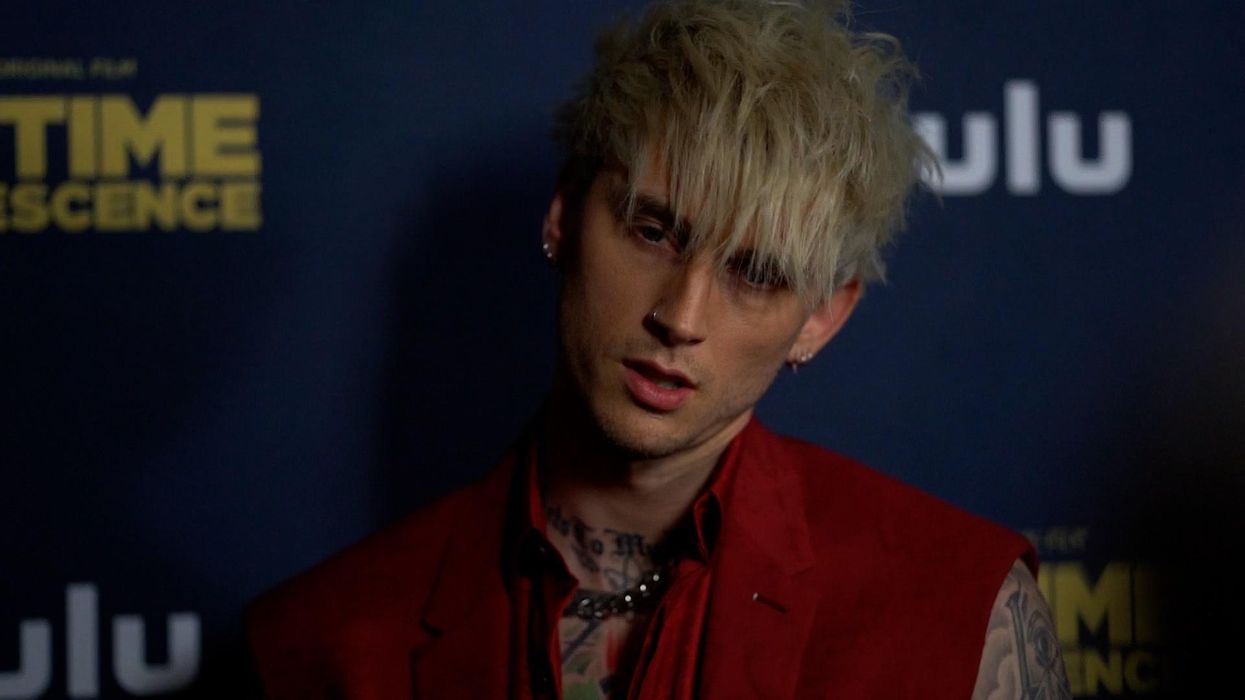 Machine Gun Kelly turned red carpet Grammys interview into a therapy session