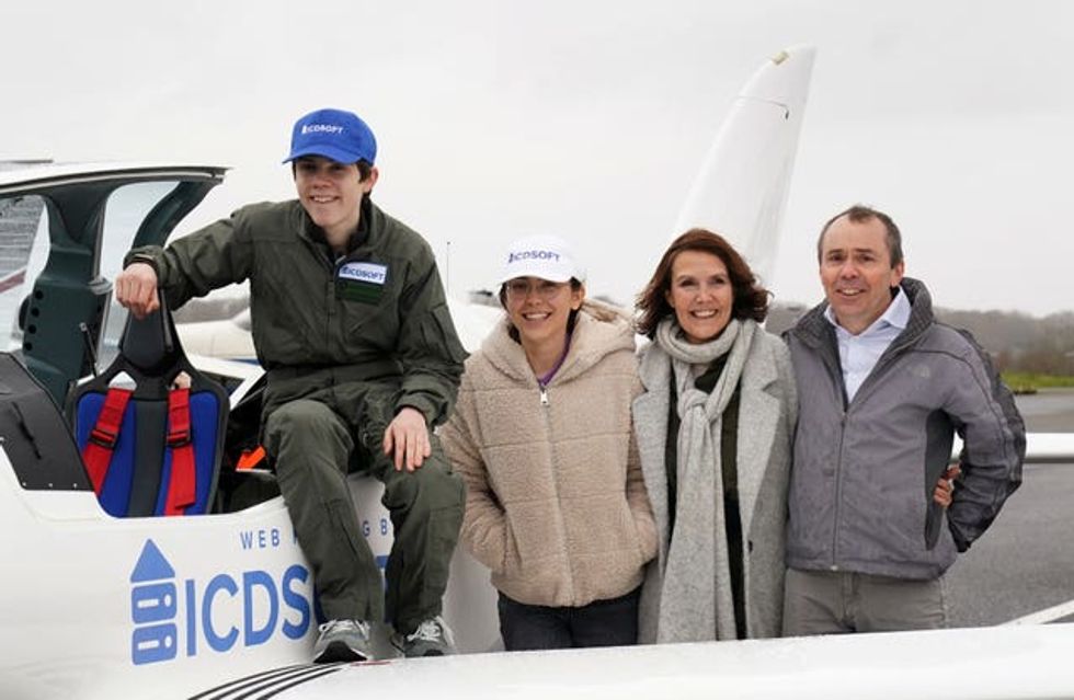 Mack Rutherford solo flight