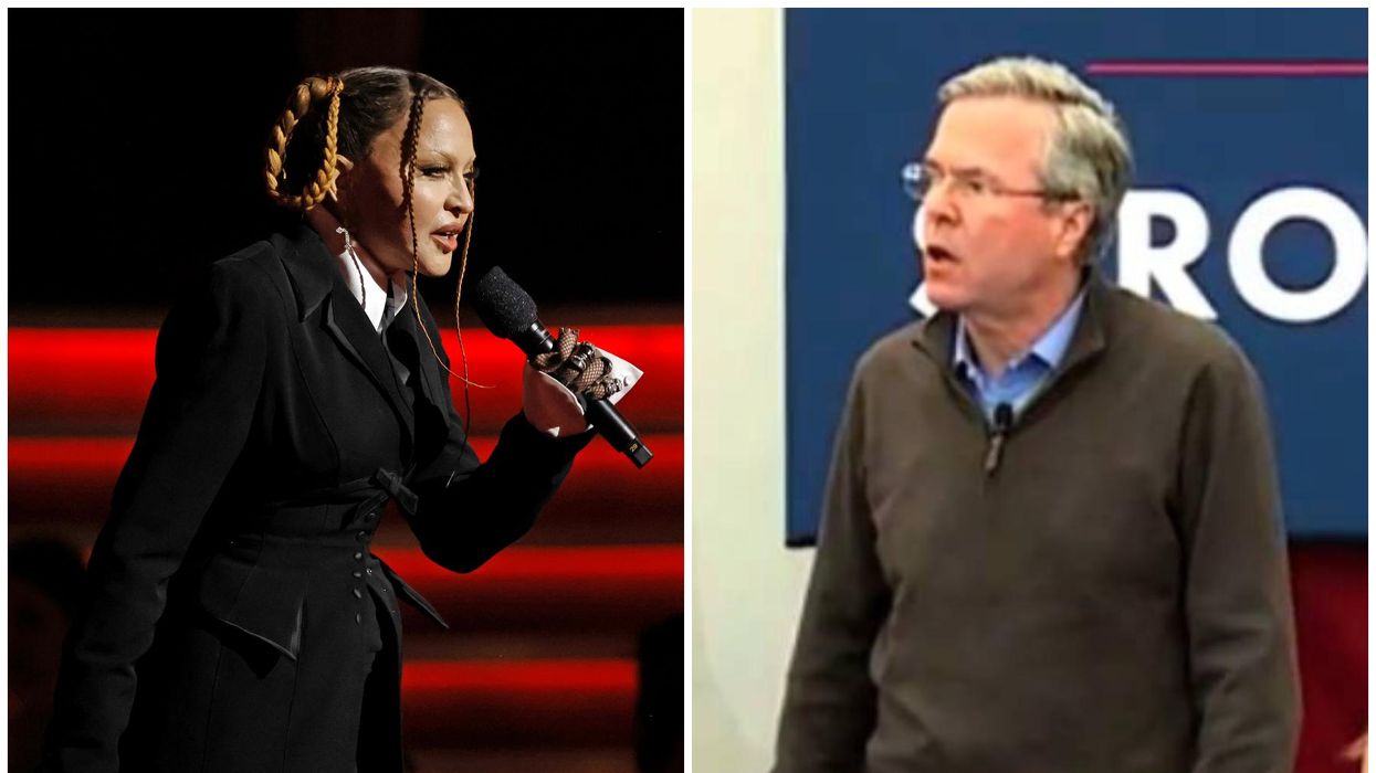 Madonna channeled Jeb Bush during awkward Grammys monologue