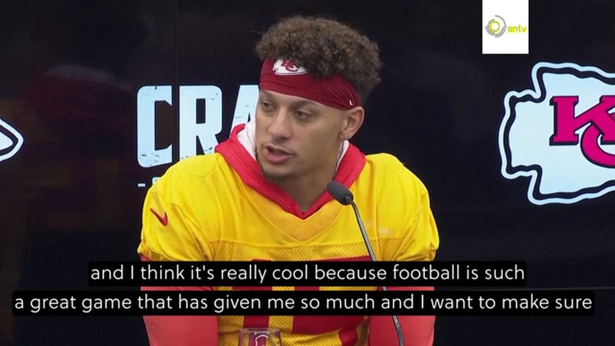 Patrick Mahomes wears the same pair of underwear for every NFL game