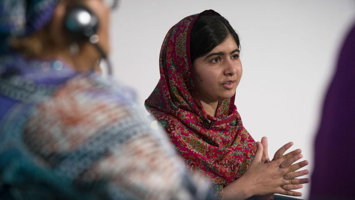 Malala Yousafzai speaks at the UK's first Girl Summit to discuss FGM and forced marriage, 29th August 2014