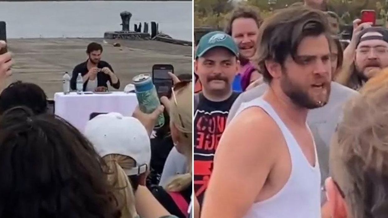 Man eats 40 rotisserie chickens in 40 days and invites people to watch him suffer