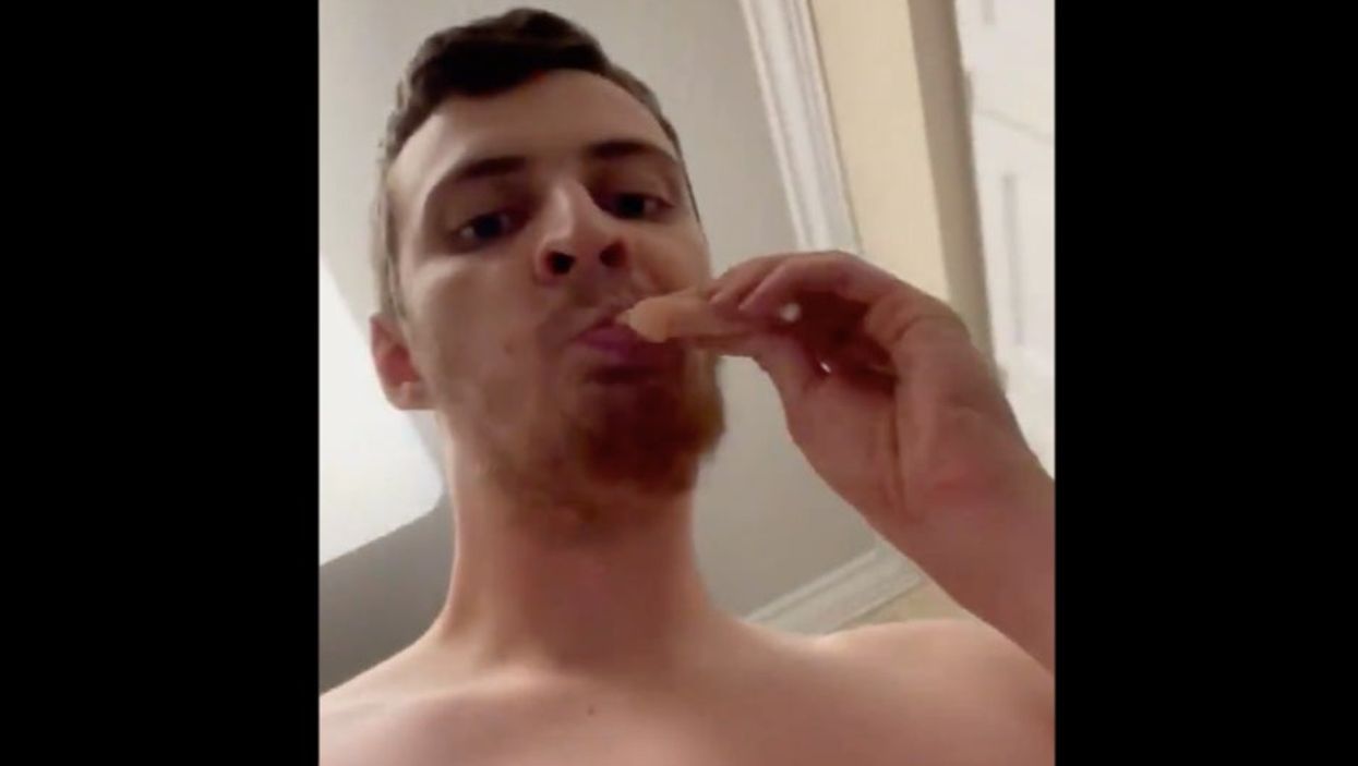 Man Eats 'Raw Chicken And Out-Of-Date Steak' After Workout