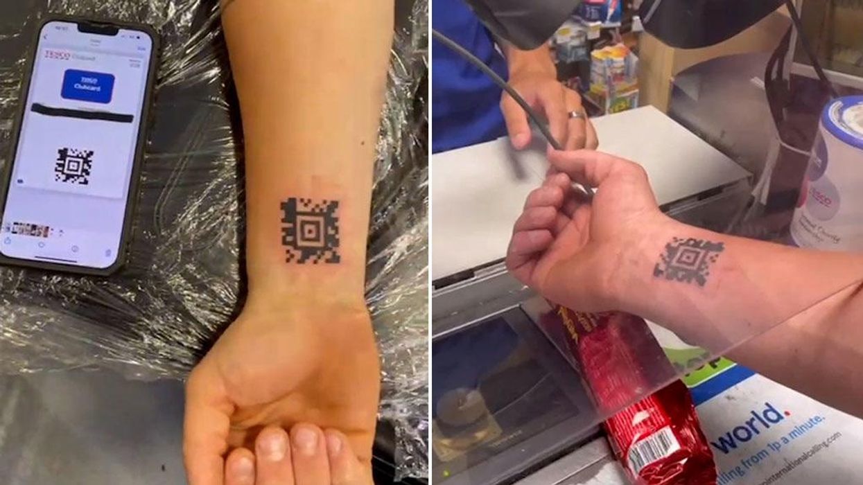 Man gets tattoo of his Tesco Clubcard after he kept forgetting to take it to the shops