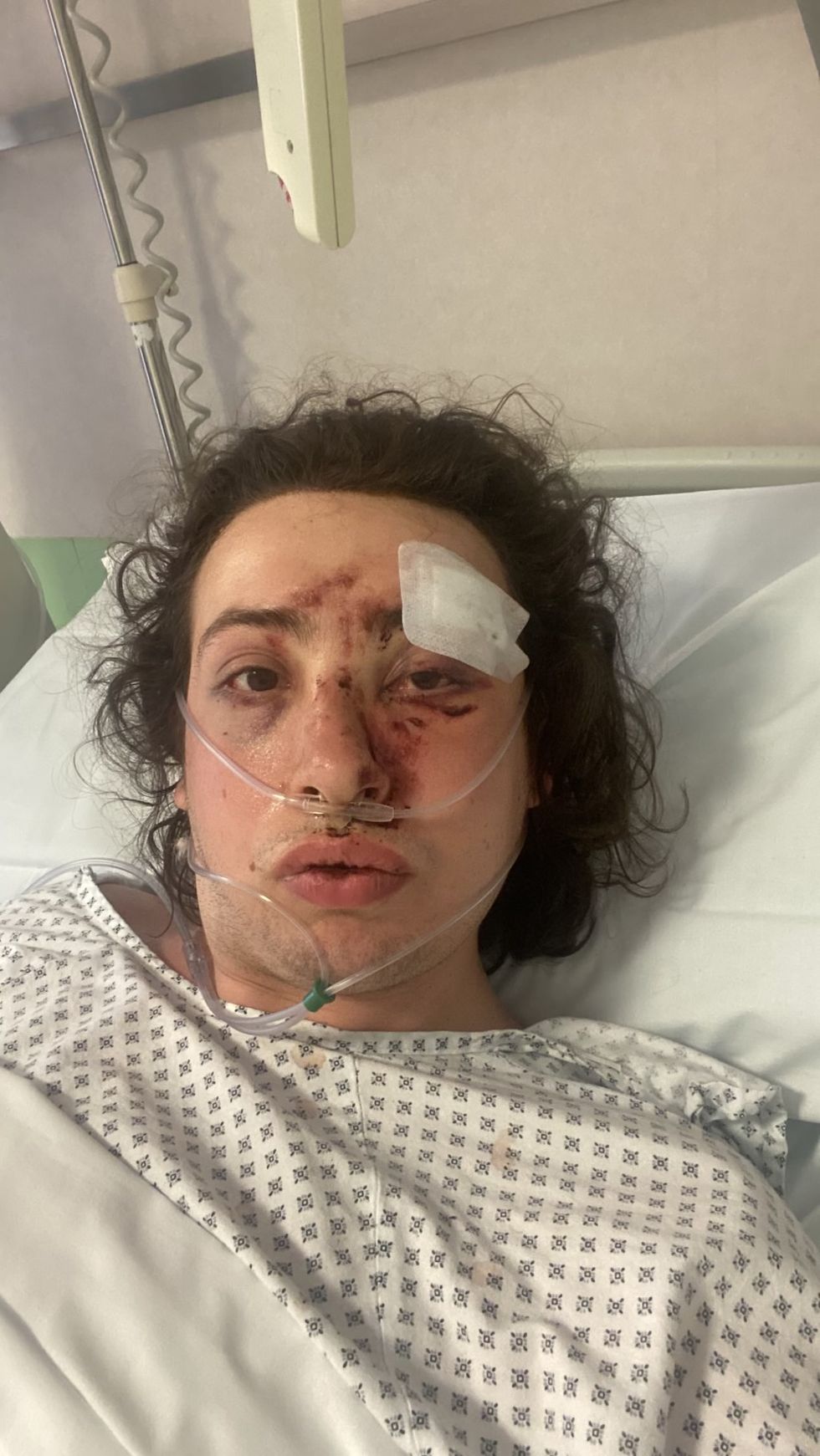 Man looking at camera