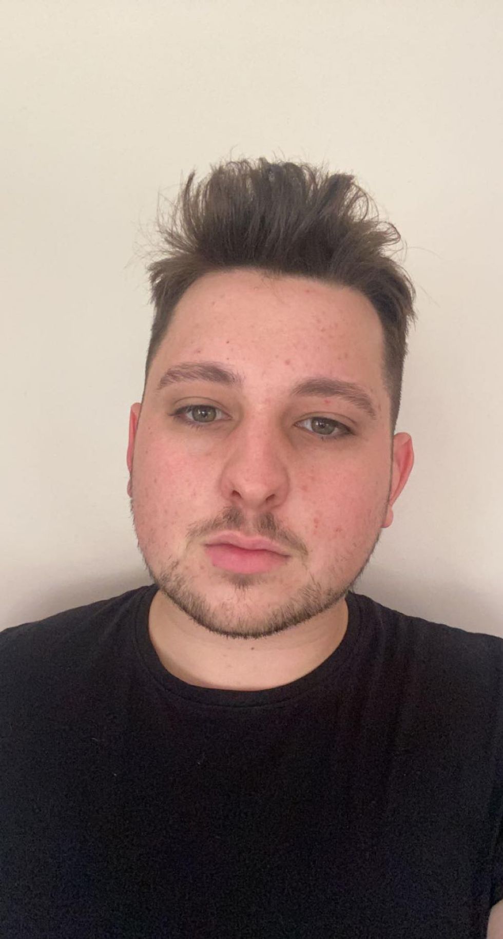 Man looking at camera