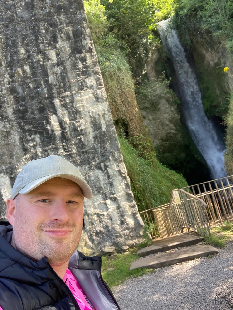 Man looking at camera