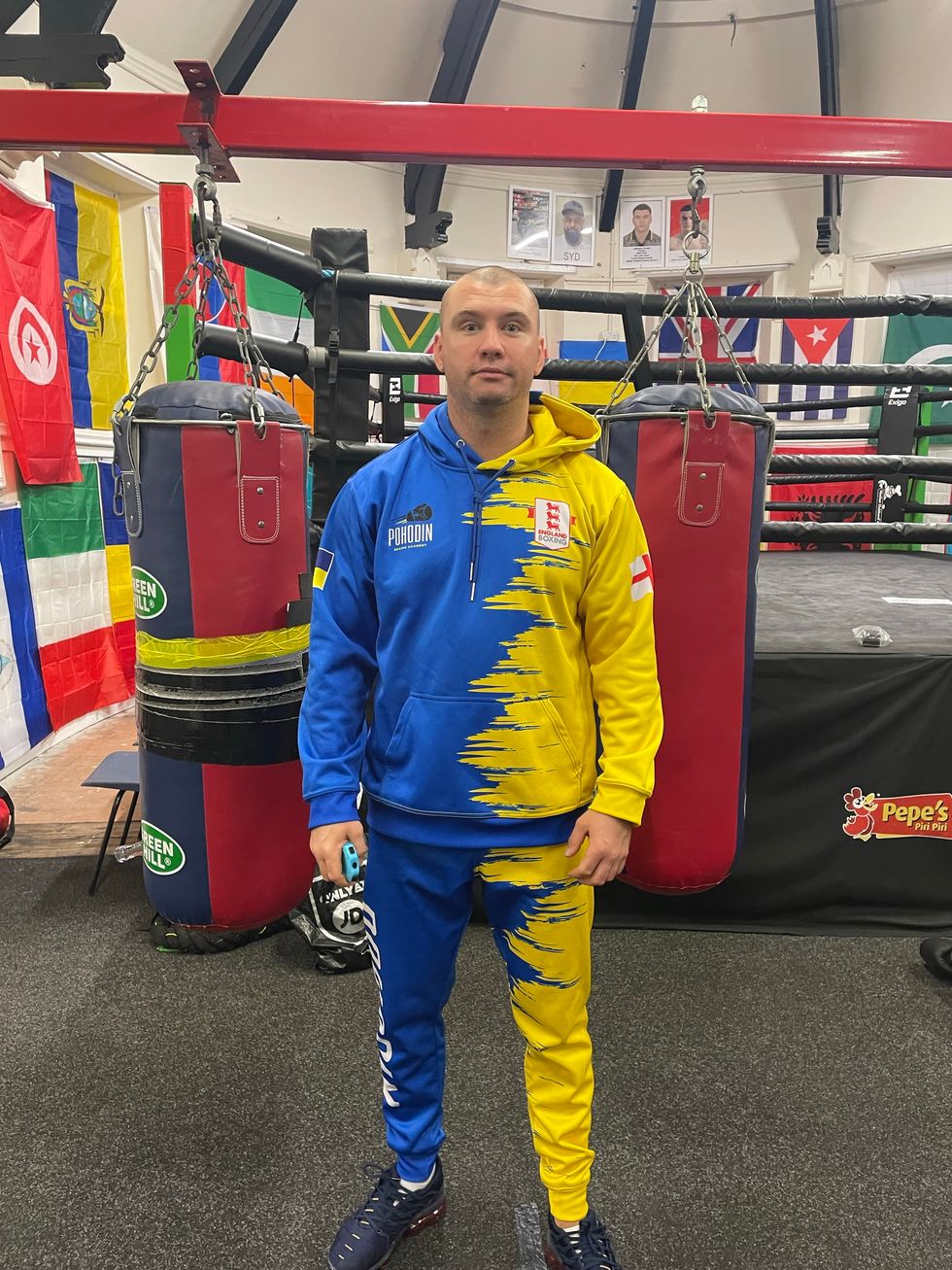 Man looking at camera