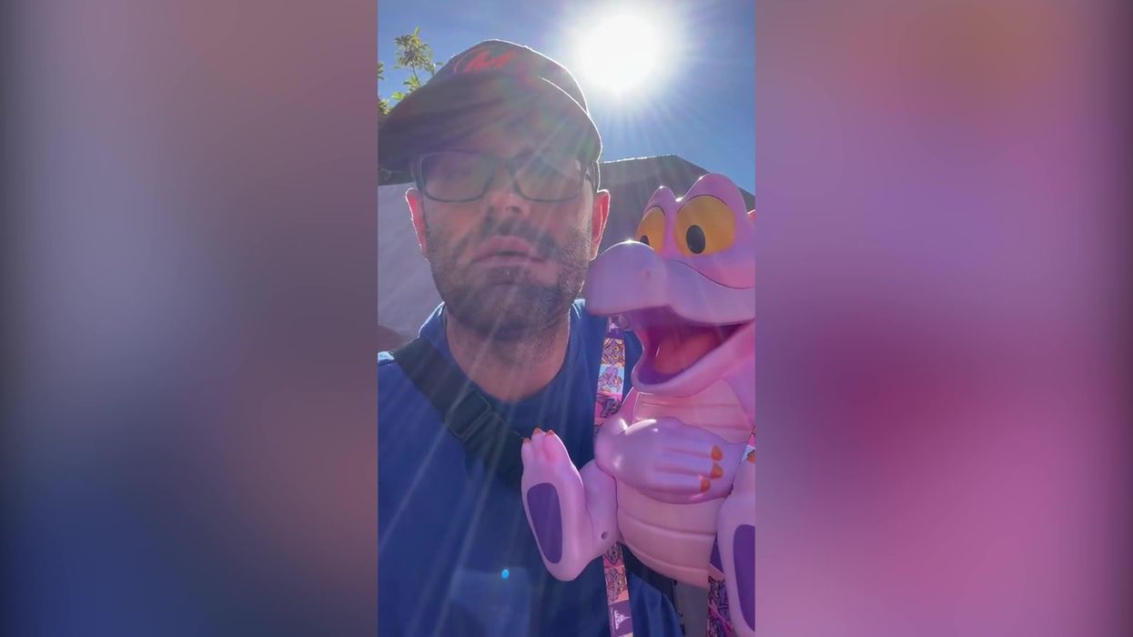 Man queues four hours for rare Disney merchandise and then gives it away for free