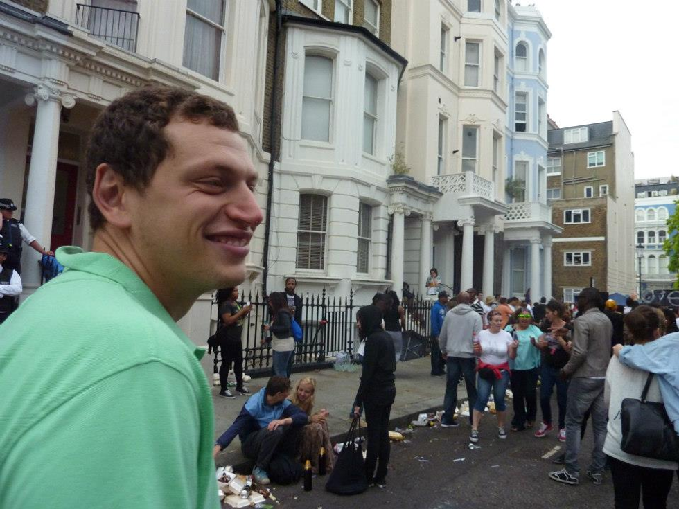 Man smiling