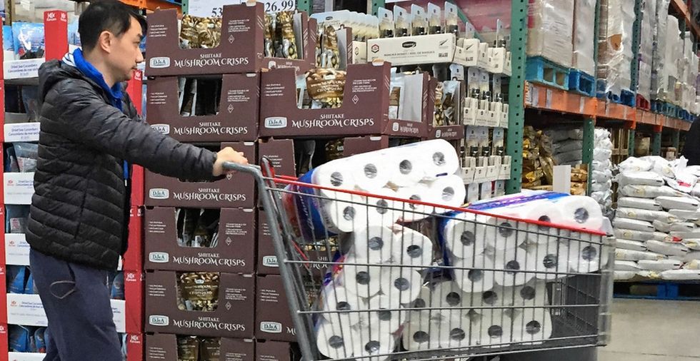 Man stuck with $10,000 stockpile of toilet paper and hand sanitiser after trying to get a refund from the supermarket